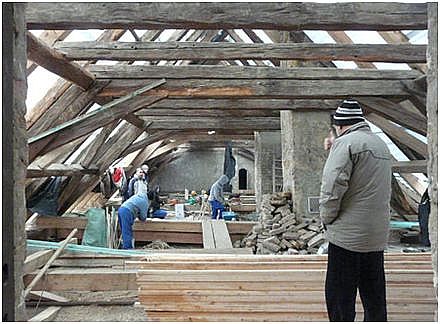 Pécsi kolostor tetőszerkezet felújítása 04